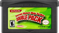 Teenage Mutant Ninja Turtles Double Pack PAL GameBoy Advance PAL box art
